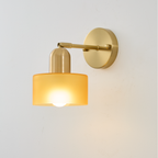 Bauhaus Colored Glass Wall Lamp