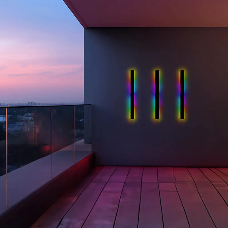 Architectural Vertical LED Wall Light – Remote, RGB & Motion Options