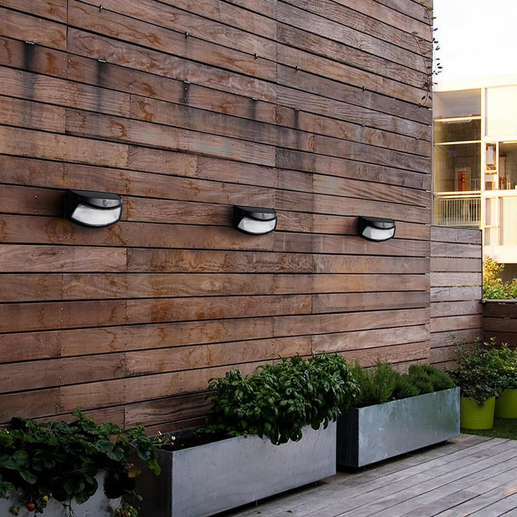 Industrial LED Outdoor Wall Light with Dusk-to-Dawn Sensor