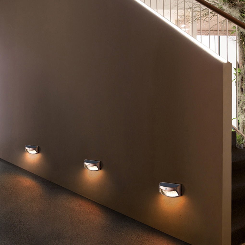 Industrial LED Outdoor Wall Light with Dusk-to-Dawn Sensor