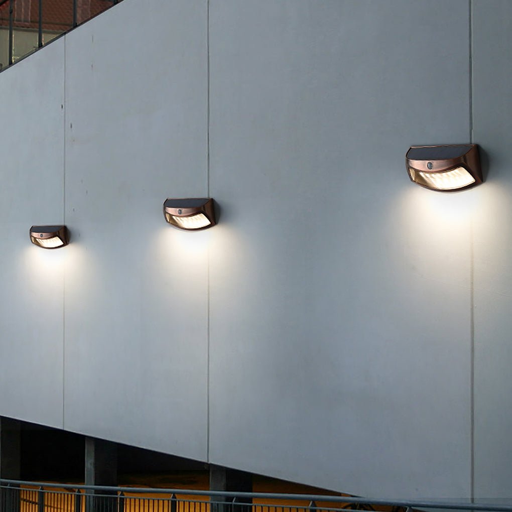 Industrial LED Outdoor Wall Light with Dusk-to-Dawn Sensor