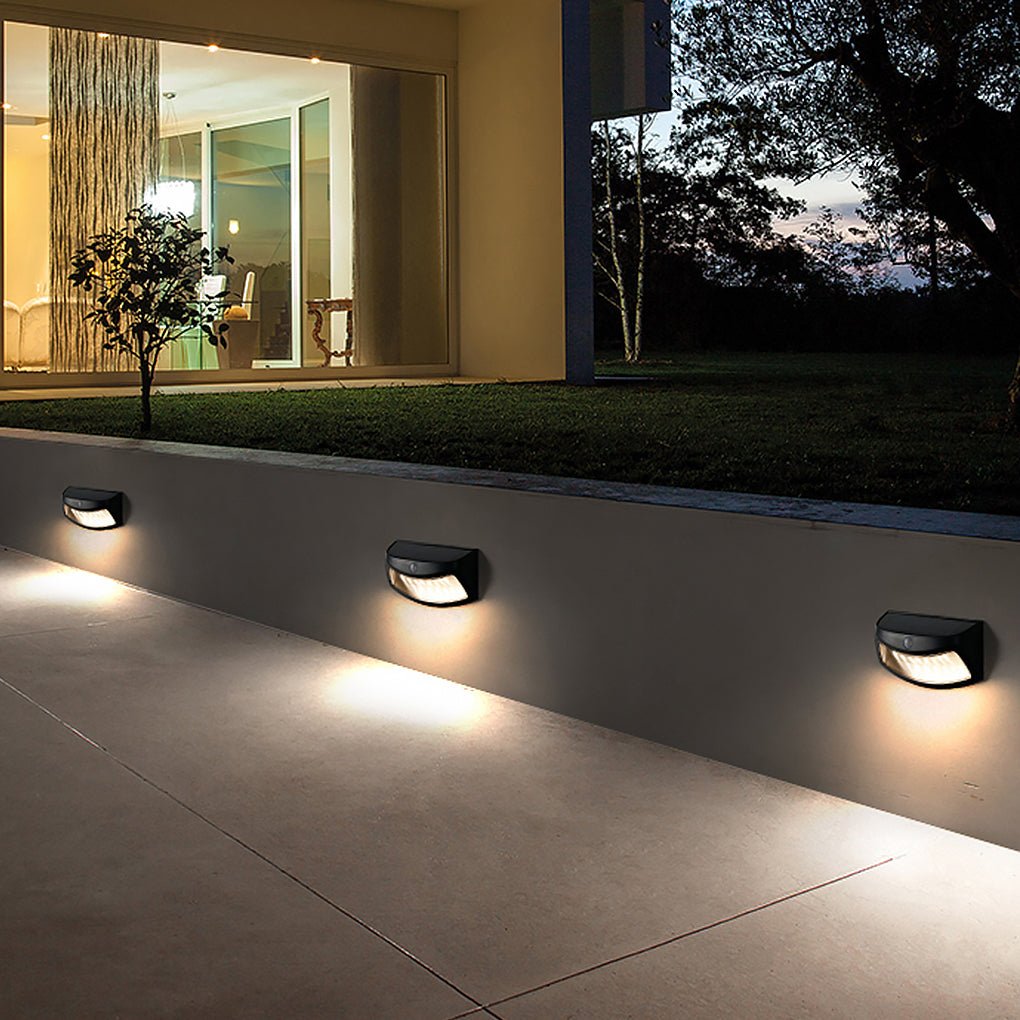 Industrial LED outdoor wall light with sensor