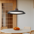 Scandinavian Oval Pendant Light – Black or White