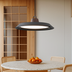 Scandinavian Oval Pendant Light – Black or White