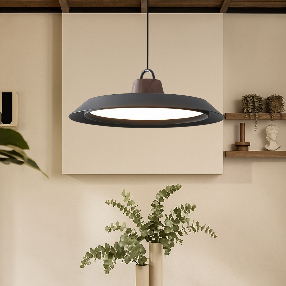 Scandinavian oval pendant light