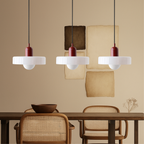 Bauhaus Triple Glass Pendant Light – 39" Wide