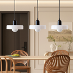 Bauhaus Triple Glass Pendant Light – 39" Wide