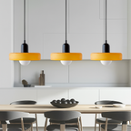 Bauhaus Triple Glass Pendant Light – 39" Wide