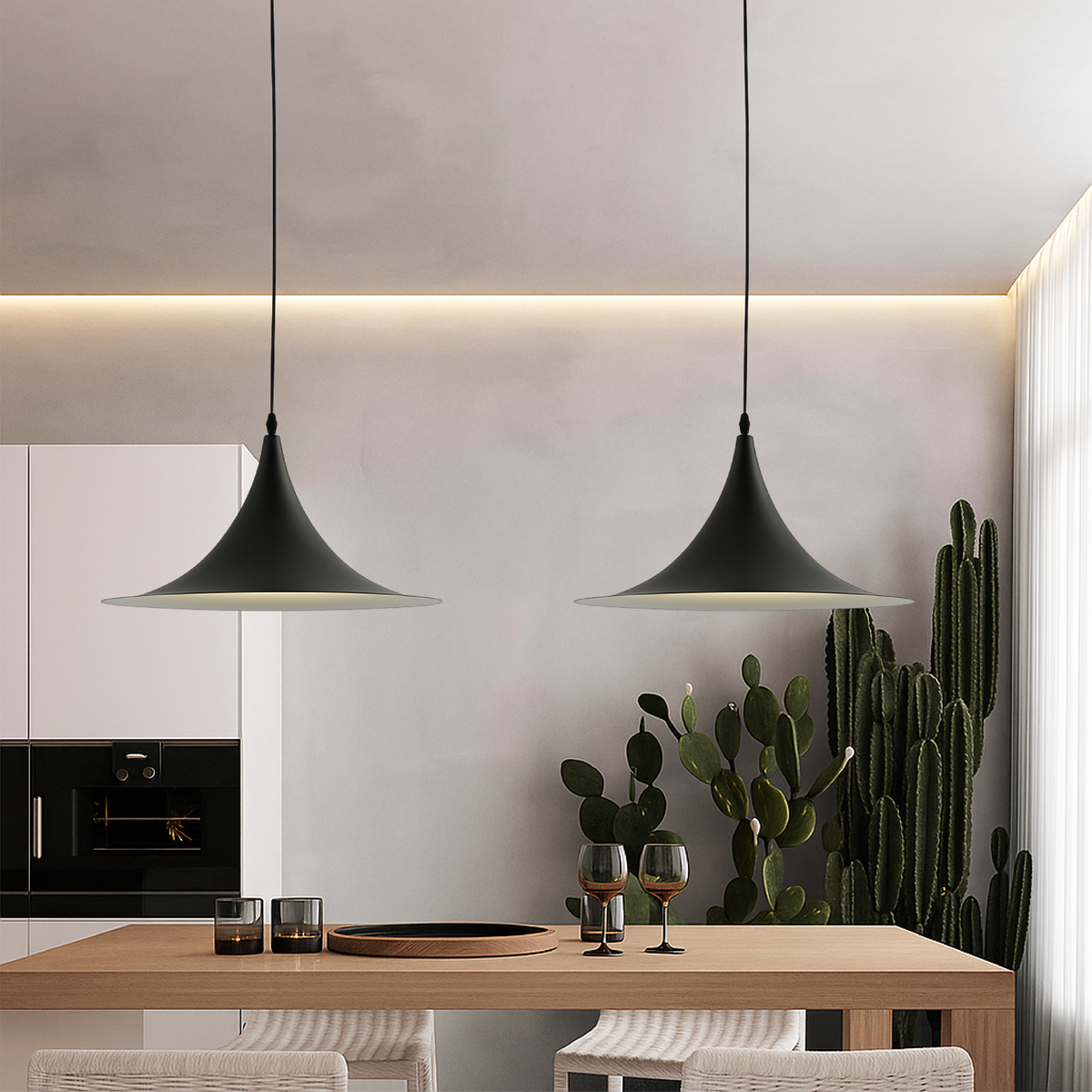 Nordic Saucer Pendant Light – 3 Sizes