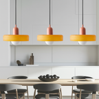 Bauhaus Triple Glass Pendant Light – 39" Wide