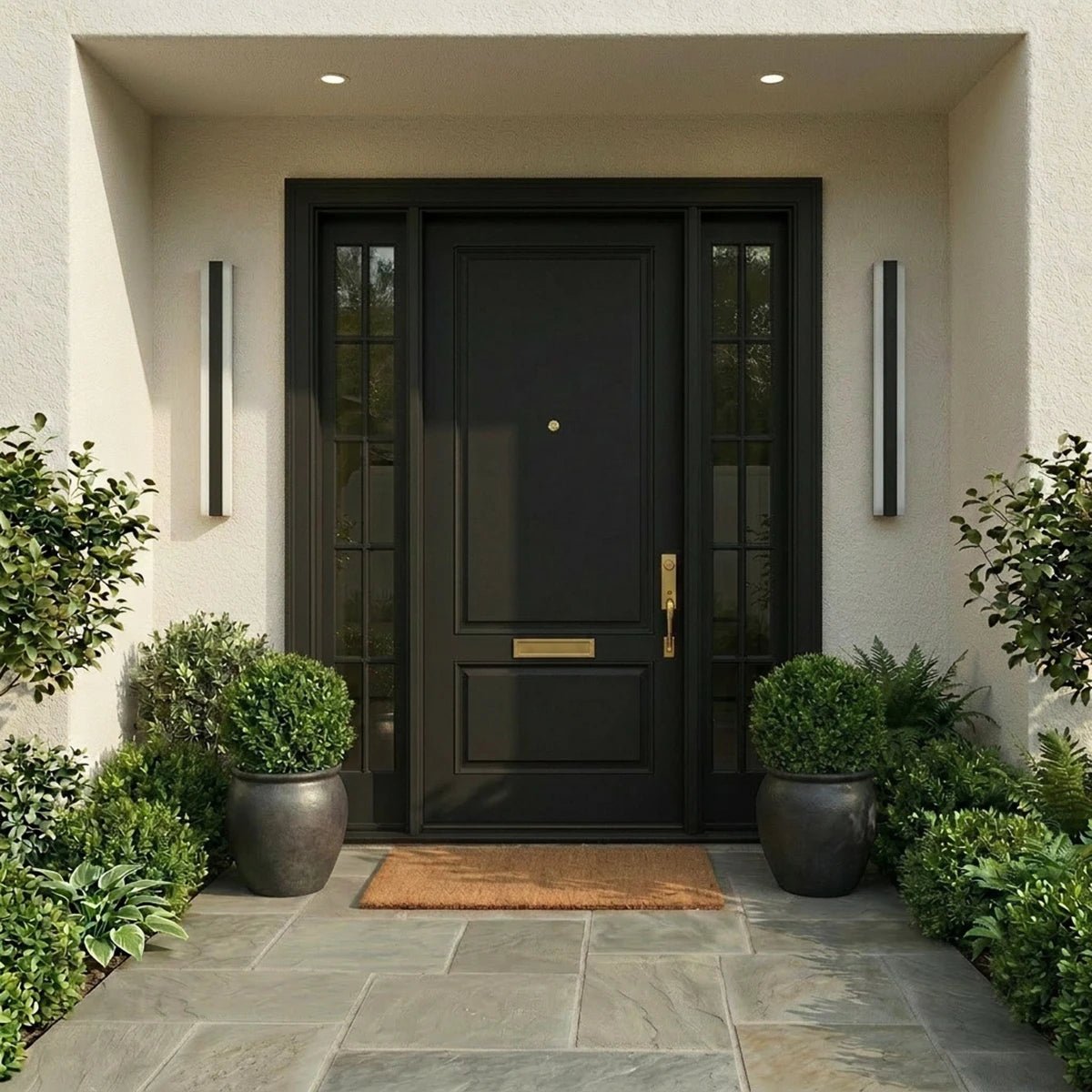 Linear LED Outdoor Wall Light with Remote – 16" to 95"