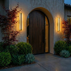Linear LED Outdoor Wall Light with Remote – 16" to 95"