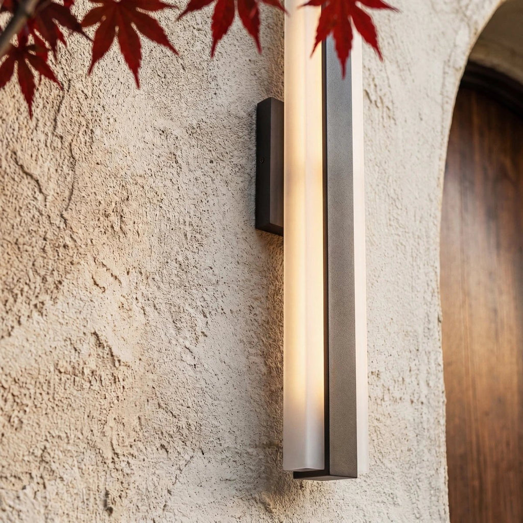 Linear LED Outdoor Wall Light with Remote – 16" to 95"