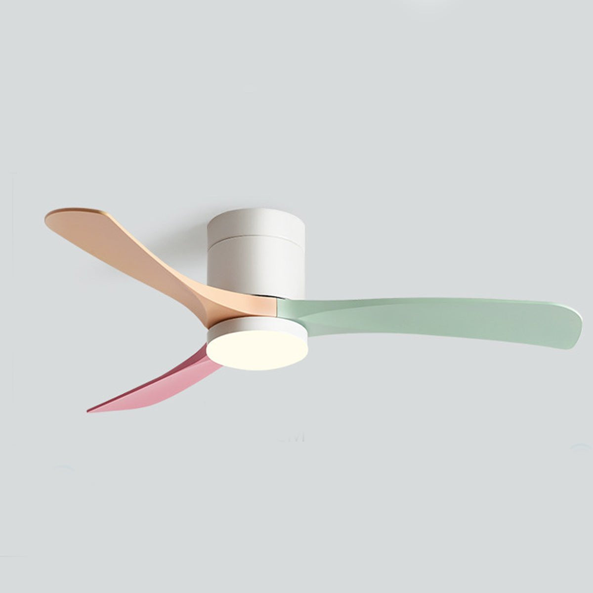 Minimalist Ceiling Fan with LED Light – 38", 46" or 56"