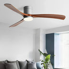 Minimalist Ceiling Fan with LED Light – 38", 46" or 56"
