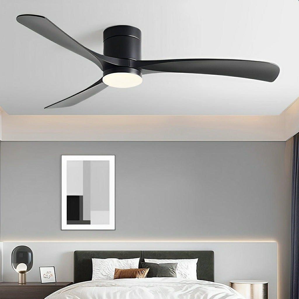 Minimalist Ceiling Fan with LED Light – 38", 46" or 56"