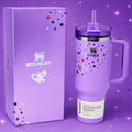 Stanley 40oz Star Glow Tumbler with Handle and Straw | BROKLEN