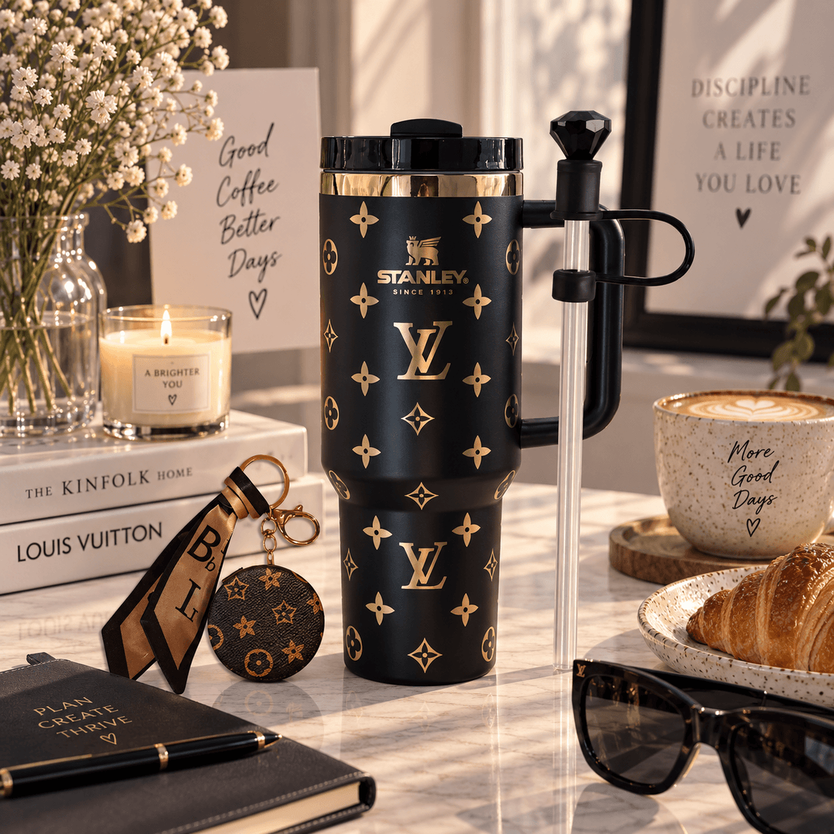 Stanley Black & Gold Statement Tumbler | BROKLEN