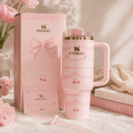 Stanley Cherry Lace Pink Tumbler with Gift Box | BROKLEN