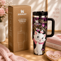 Stanley Elegant Blossom Cat 40oz Insulated Tumbler | BROKLEN