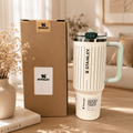 Stanley Evergreen Striped Insulated Tumbler | BROKLEN
