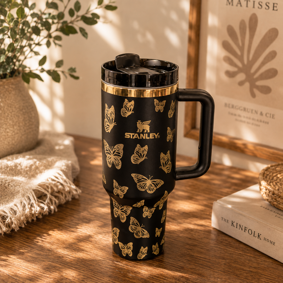 Stanley Golden Butterfly Tumbler | BROKLEN