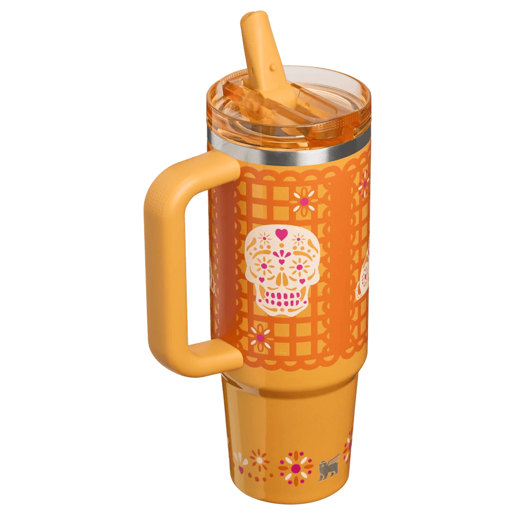 Stanley Golden Fiesta Orange Insulated Tumbler - view 2 | BROKLEN