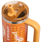 Stanley Golden Fiesta Orange Insulated Tumbler - view 3 | BROKLEN