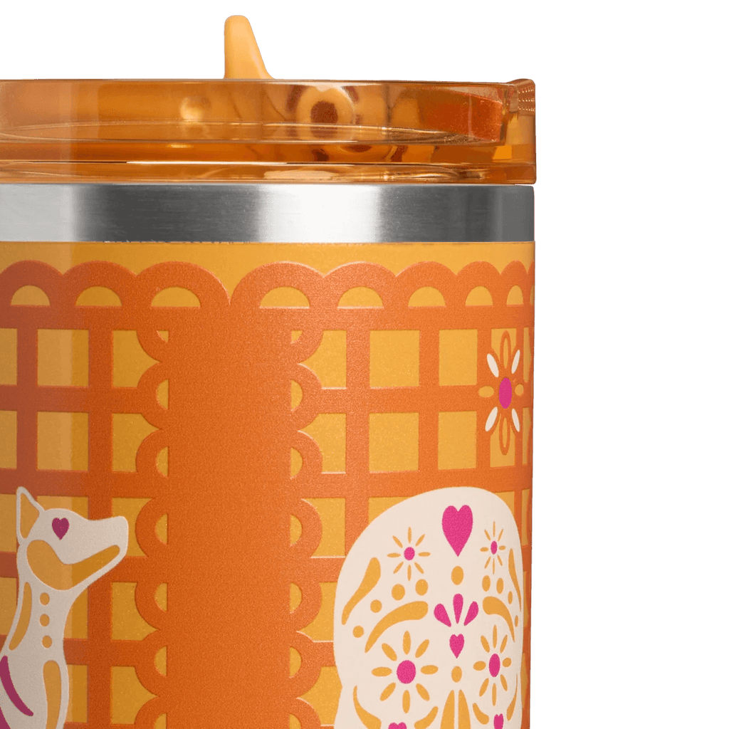 Stanley Golden Fiesta Orange Insulated Tumbler - view 4 | BROKLEN