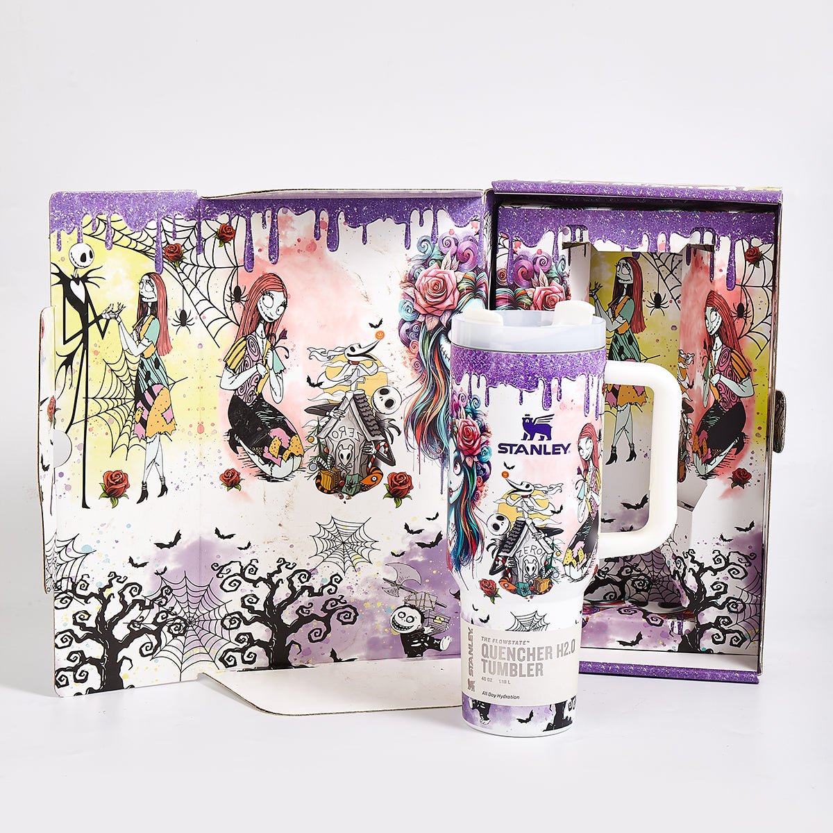 Stanley Halloween Luminous Glow Tumbler with Stitch Art - view 5 | BROKLEN
