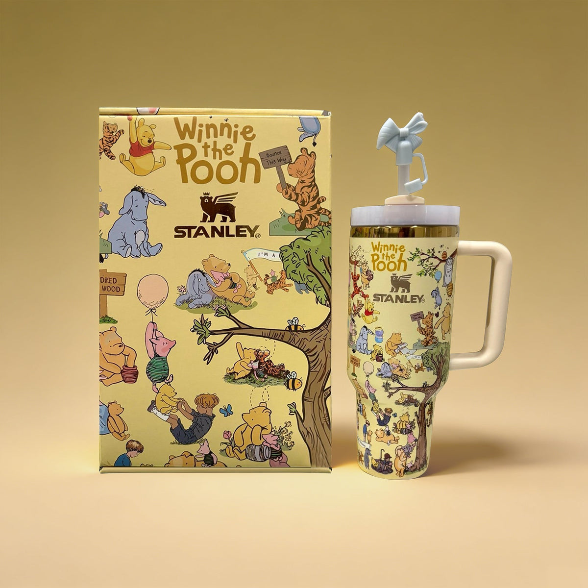 Stanley Hundred Acre Honey Storybook Insulated Tumbler | BROKLEN