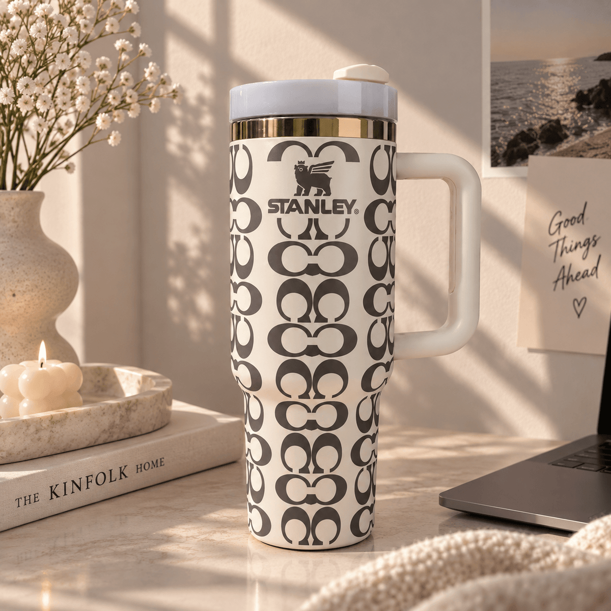 Stanley Ivory Monogram Tumbler | BROKLEN