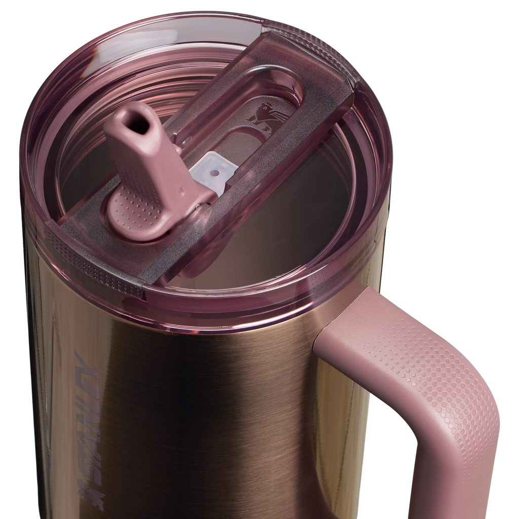 Stanley Quencher ProTour Flip Straw Tumbler 1.18L, Polished Rose Gold - view 3 | BROKLEN