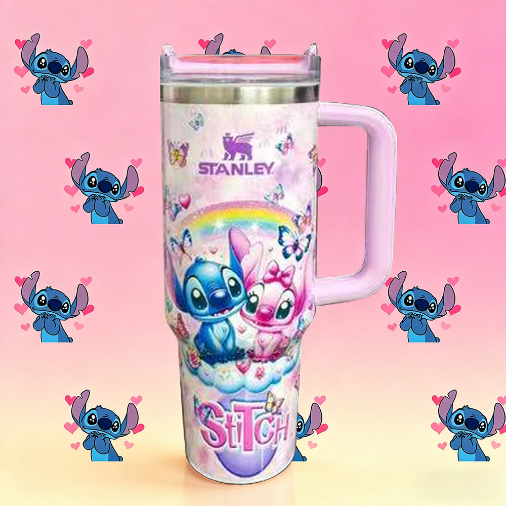Stanley Rainbow Stitch Love Insulated Tumbler | BROKLEN