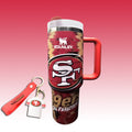 Stanley Red & Gold Football Fan Insulated Tumbler | BROKLEN
