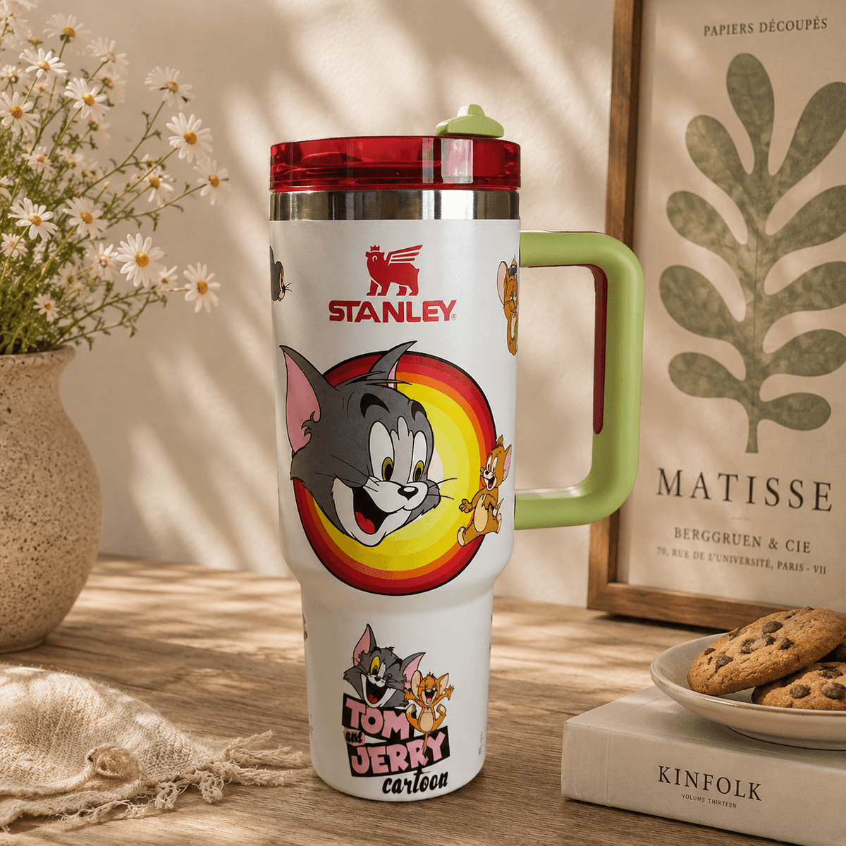 Stanley Retro Rainbow Cat & Mouse Insulated Tumbler | BROKLEN