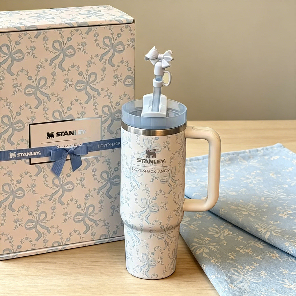 Stanley Ribbon Bloom Pastel Insulated Tumbler - view 4 | BROKLEN
