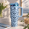Stanley Sky Blue Signature Tumbler | BROKLEN