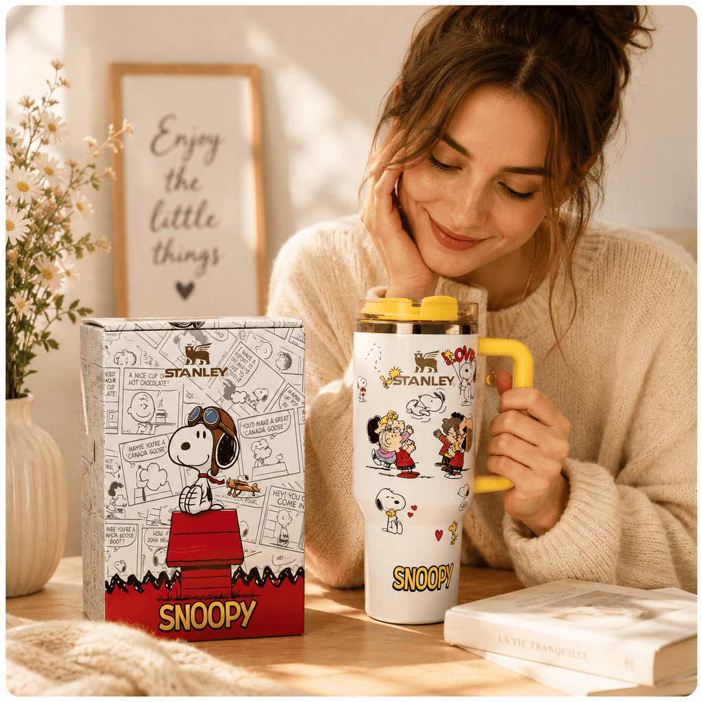 Stanley Snoopy Aviator Tumbler - view 3 | BROKLEN