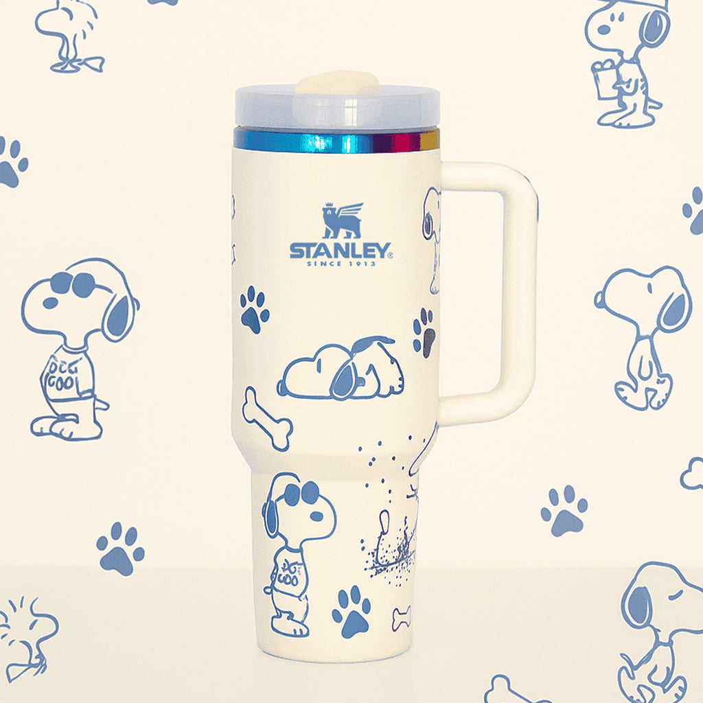 Stanley Snoopy Line Art Insulated Tumbler | BROKLEN