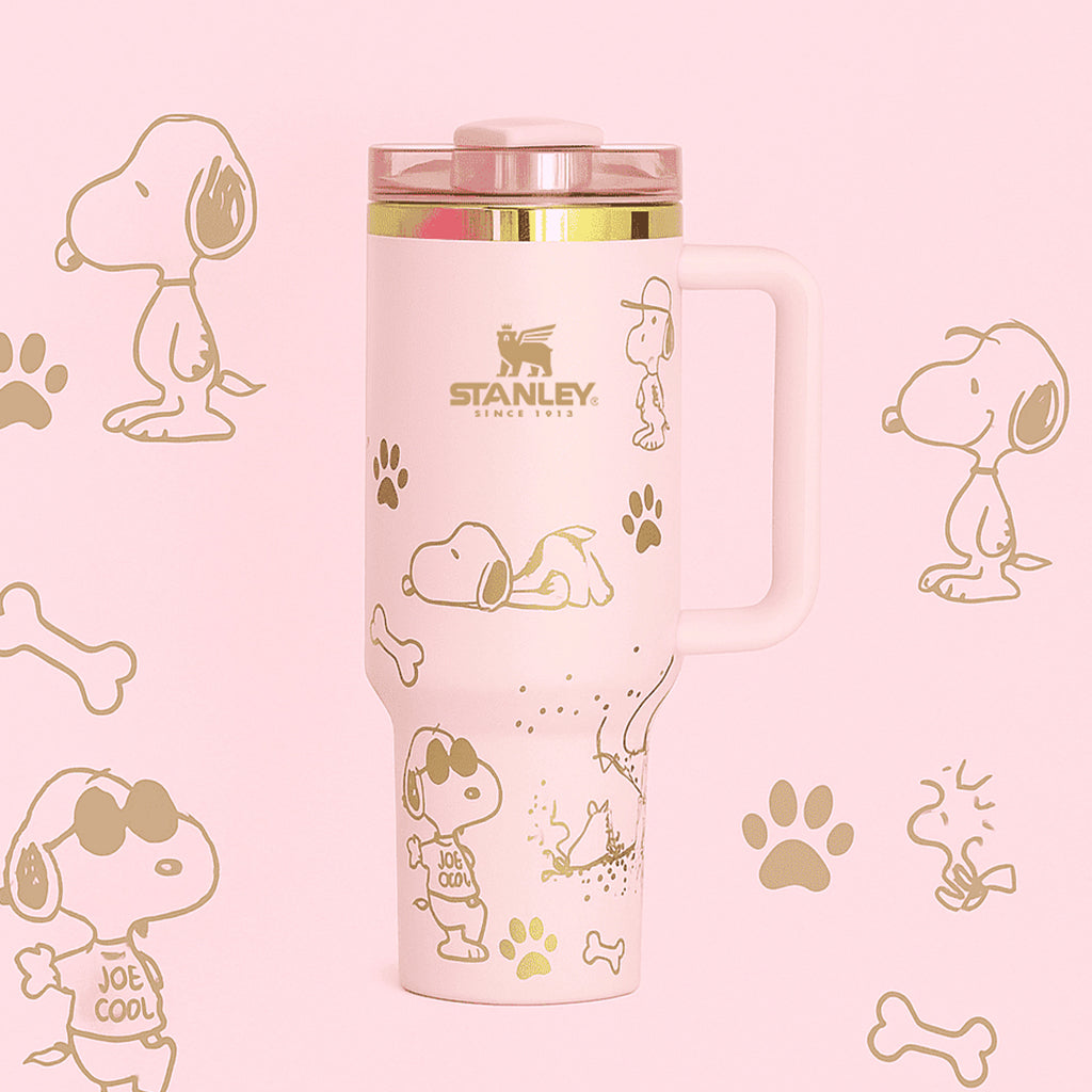 Stanley Snoopy Line Art Insulated Tumbler - view 7 | BROKLEN