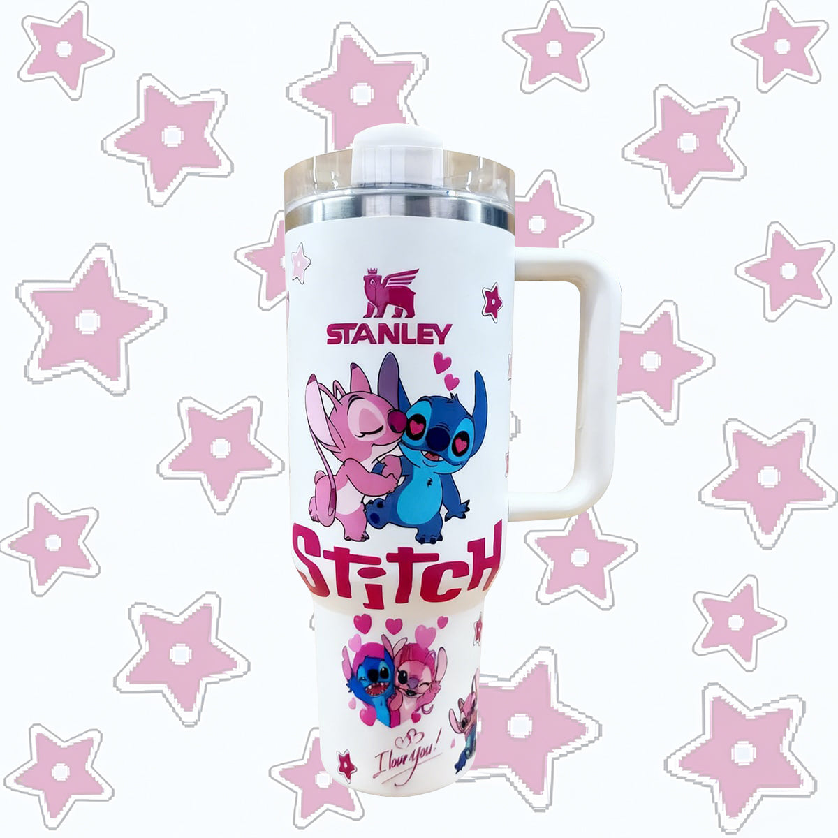 Stanley Stitch Sweet Love Insulated Tumbler | BROKLEN