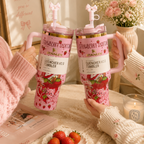 Stanley Strawberry Dream 40oz Tumbler with Gift Box - view 4 | BROKLEN