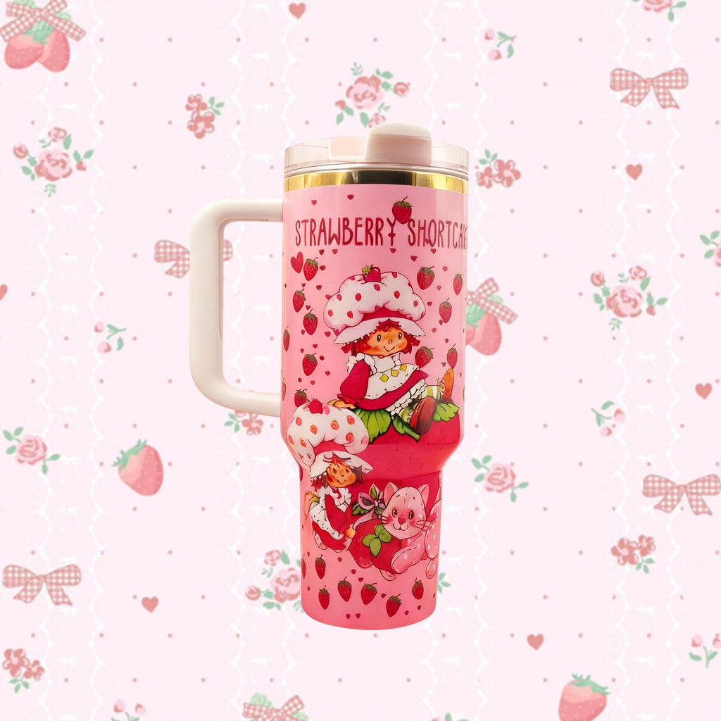 Stanley Strawberry Dream 40oz Tumbler with Gift Box - view 7 | BROKLEN
