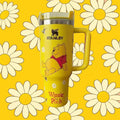 Stanley Sunny Pooh Garden Yellow Insulated Tumbler | BROKLEN