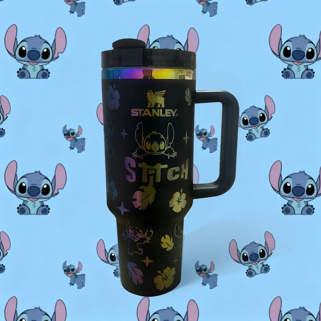 Stanley Tropical Stitch Tumbler - view 2 | BROKLEN