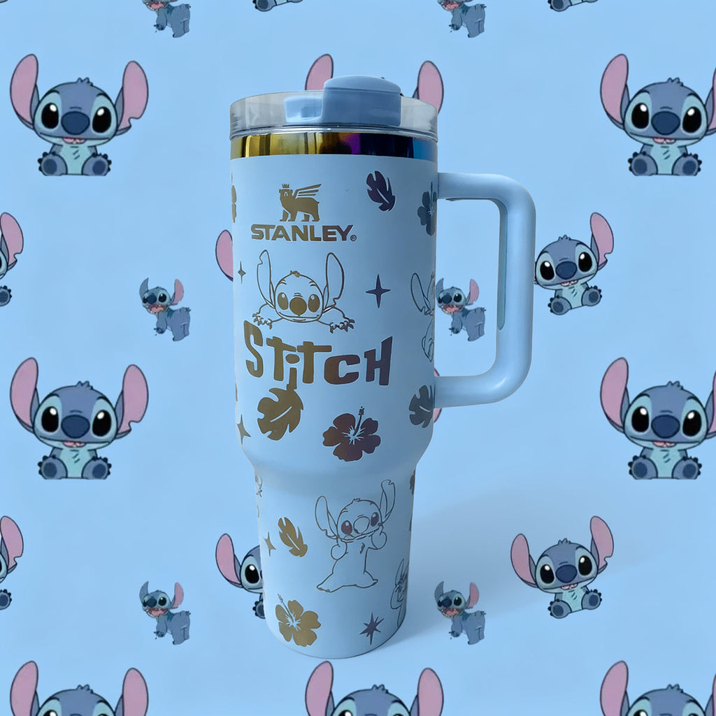 Stanley Tropical Stitch Tumbler - view 3 | BROKLEN