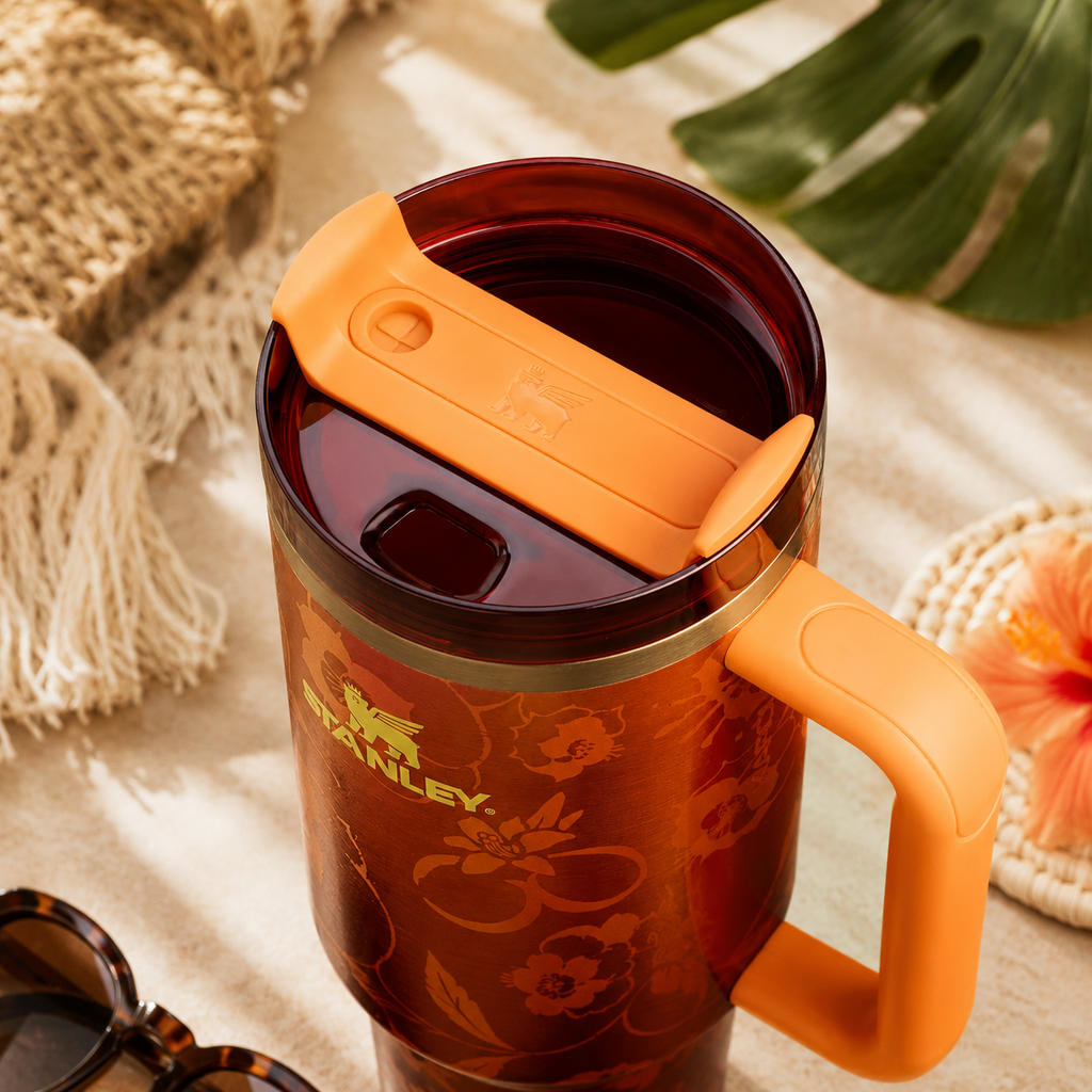 Stanley Tropical Sunset Floral 40oz Tumbler - view 4 | BROKLEN