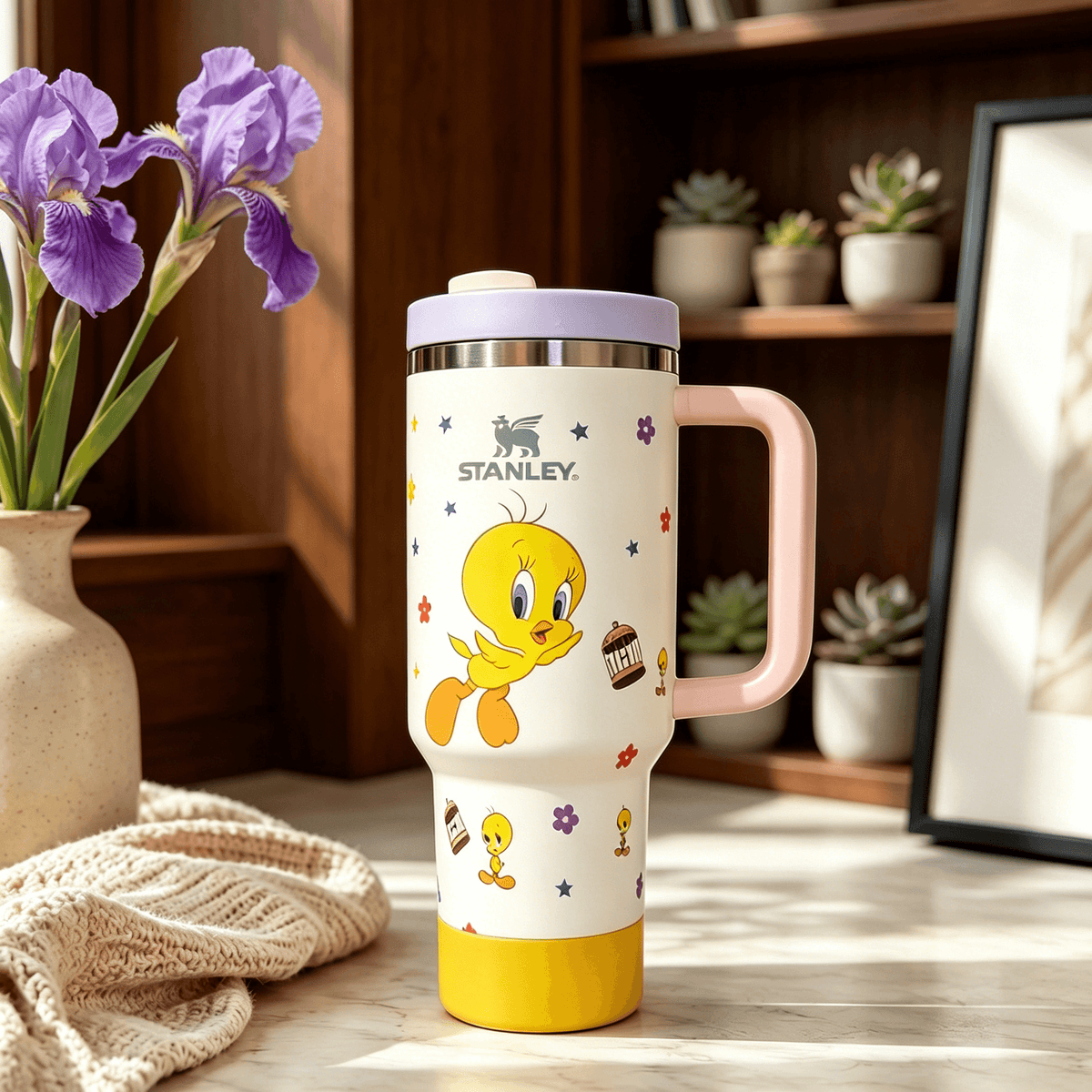 Stanley Tweety Bird 40oz Tumbler | BROKLEN