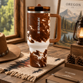 Stanley Western Cowhide Insulated Tumbler | BROKLEN